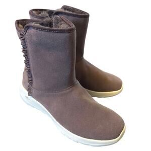 Skechers On The Go Joy Cadet suede ankle zipper boots, Goga Mat, Women’s 9.5